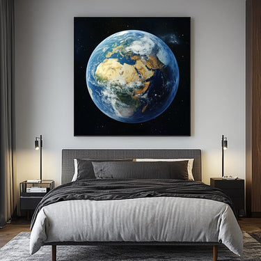 Earth Globe Painting